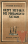 Breve historia del pensamiento antiguo