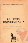 La tesis universitaria