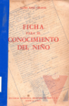 Ficha para el conocimiento del nio