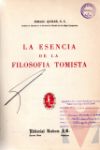 La esencia de la filosofa tomista