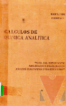 Clculos de qumica anlitica