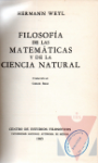Filosofa de las matemticas y de la ciencia natural