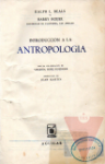 Introduccin a la antropologa