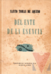 Del ente y la esencia
