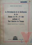 La determinacin de la inteligencia de los alumnos de 10 a 18 aos mediante el test colectivo de Terman