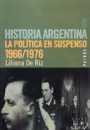 La poltica en suspenso: 1966-1976