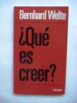 Qu es creer?