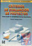 Criterios de evaluacin de proyectos