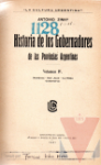 Historia de los Gobernadores de las provincias argentinas