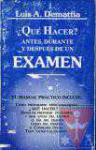 Qu hacer? antes, durante y despes de un exmen