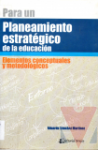 Para un planeamiento estratgico de la educacin