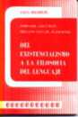 Del existencialismo a la filosofa del lenguaje