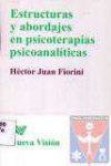 Estructuras y abordajes en psicoterapias psicoanalticas