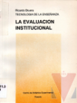 La evaluacin institucional