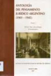 Antologa del pensamiento jurdico argentino