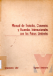 Manual de tratados, convenios y acuerdos internacionales con los pases limtrofes