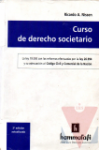 Curso de Derecho societario