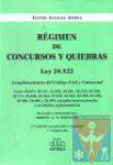 Rgimen de concursos y quiebras