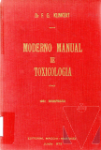 Moderno manual de toxicologa
