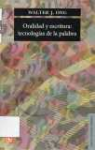 Oralidad y escritura