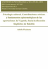 Psicologa cultural. Contribuciones tericas y fundamentos epistemolgicos de las aportaciones de Vygotsky hacia la discusin lingstica de Bakhtin