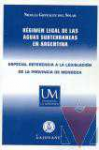 Rgimen legal de las aguas subterraneas en Argentina