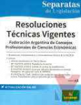 Resoluciones tcnicas vigentes