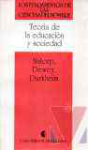 Teora de la educacin y sociedad