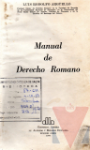 Manual de Derecho Romano