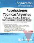 Resoluciones tcnicas vigentes