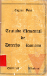 Tratado elemental de Derecho Romano
