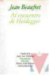 Al encuentro de Heidegger