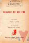 Filosofa del derecho