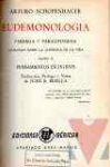 Eudemonologia ; Aforismos sobre la sabidura de la vida ; Pensamientos escogidos