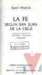 La Fe segn San Juan de la Cruz