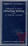 Decreto Optatam totius sobre la formacin sacerdotal