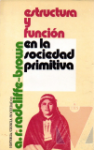 Estructura y funcin en la sociedad primitiva