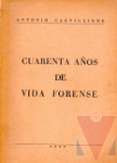 Cuarenta aos de vida forense