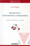 Introduccin a la hermenutica contempornea