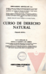 Curso de derecho natural