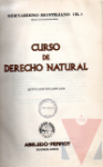 Curso de derecho natural