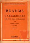 Variaciones sobre un tema de Paganini. Op. 35