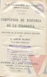 Compendio de historia de la filosofa