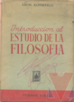 Introduccin al estudio de la filosofa