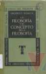 La filosofa y el concepto de la filosofa