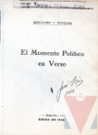 El momento poltico en verso