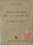 Ontonomia de la ciencia