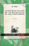 Fundamentacin de la metafsica de las costumbres