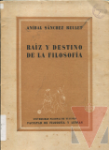Raz y destino de la filosofa