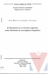 El diminutivo en el noroeste argentino como fenmeno de convergencia lingistica